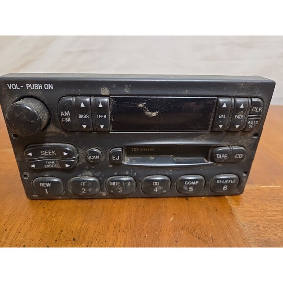 99-09 Ford OEM AM/FM Cassette Player Radio Windstar Explorer Ranger F150 Unteste - Picture 1 of 4